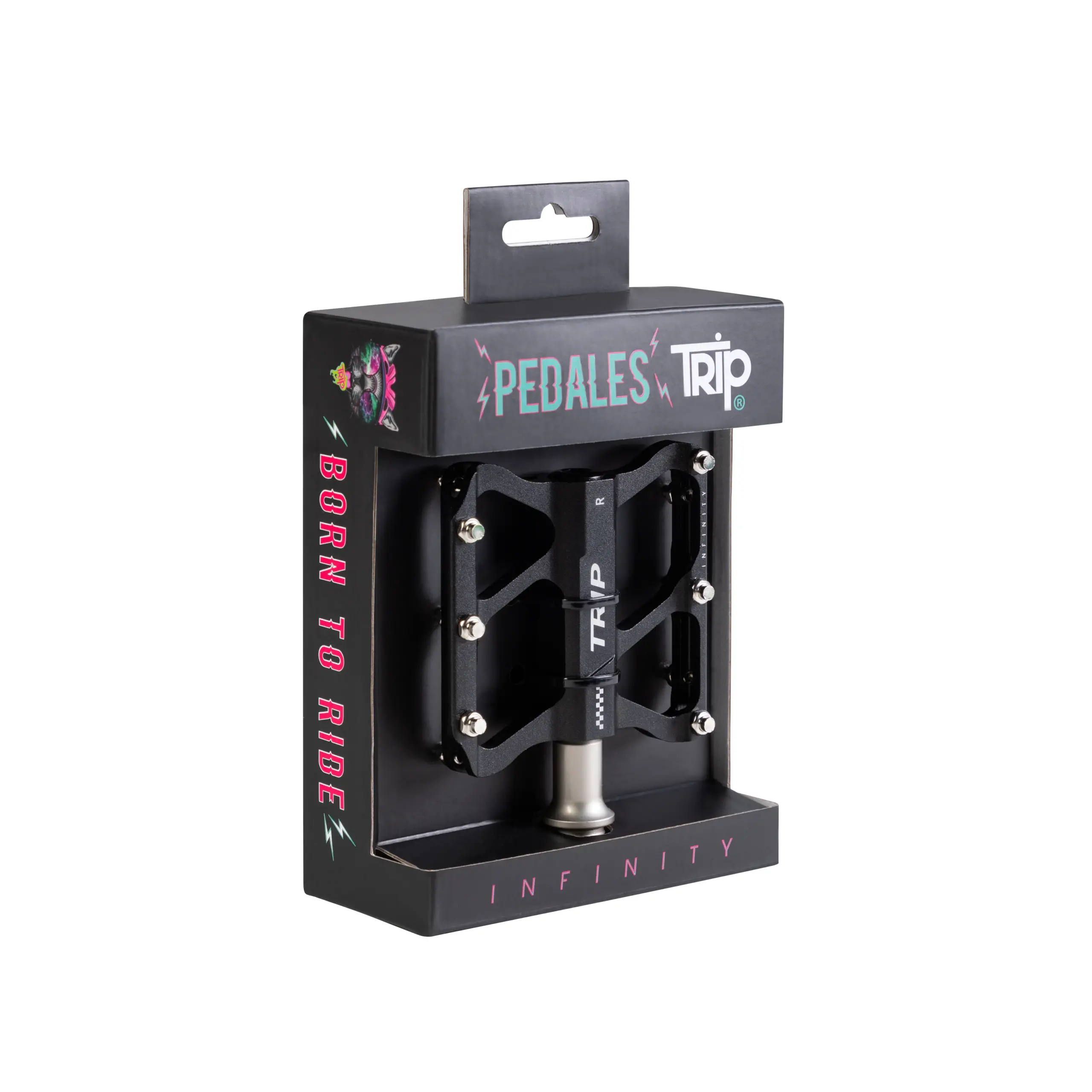 Pedal Trip Infinity Black Aluminio - Imagen 3