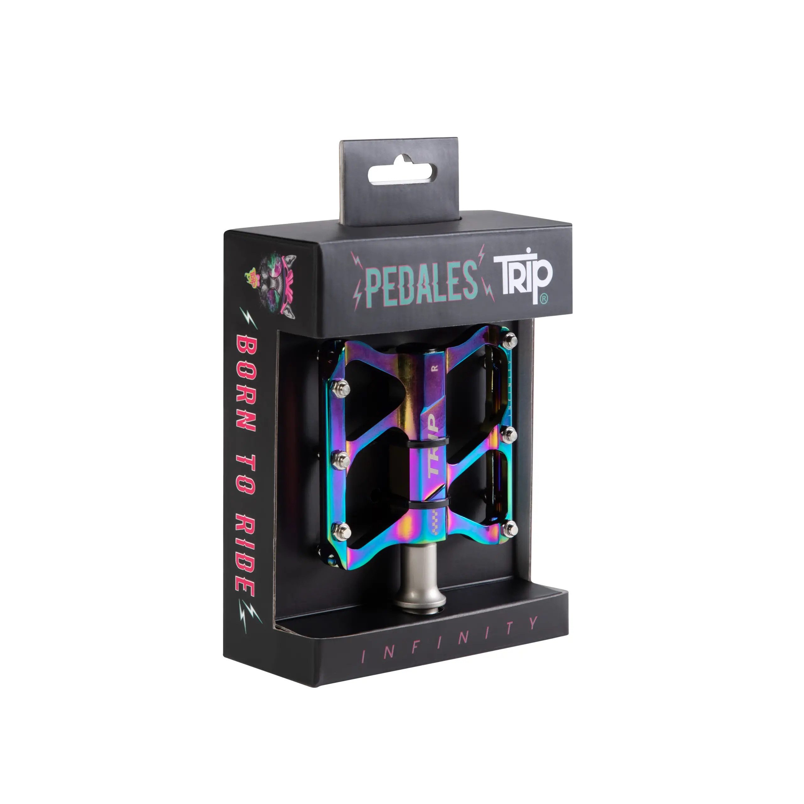 Pedal Trip Infinity Tornasol Aluminio - Imagen 3