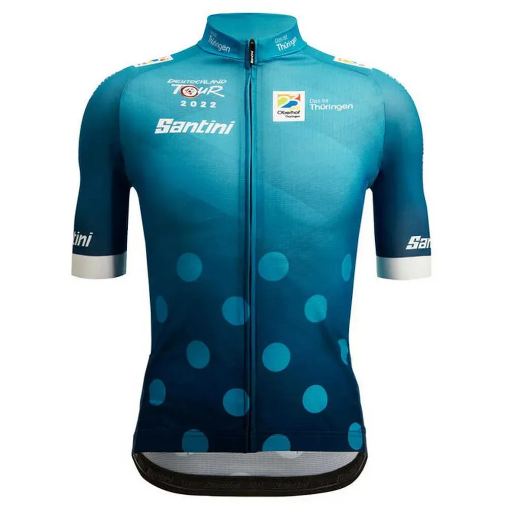 Tricota Santini de manga corta Deutschland Tour King Of The Mountain